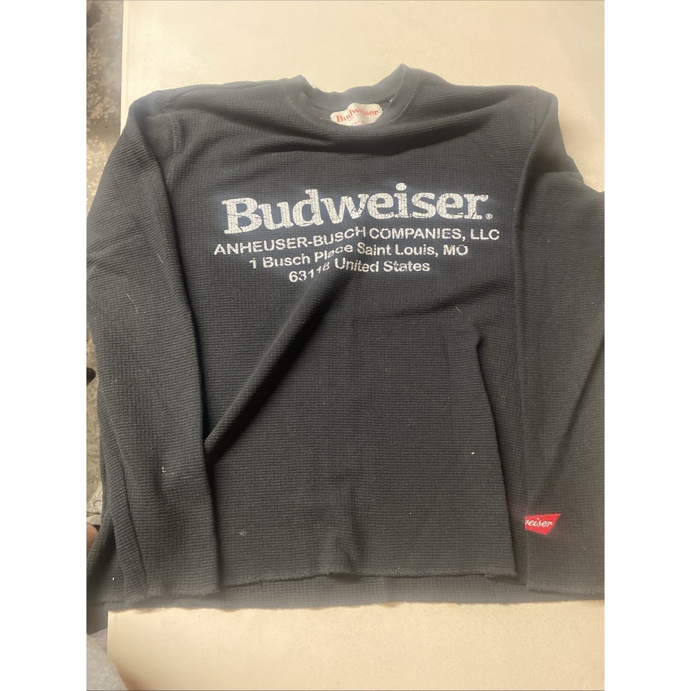 Budweiser By PacSun LLC Long Sleeve Thermal Shirt | PacSun| Black Size M